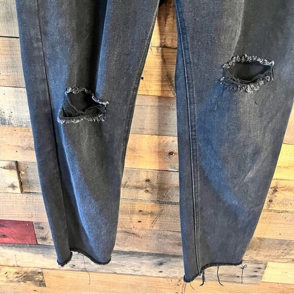 Insane Gene Black Distressed Jeans Size 1/24‎ - Picture 6 of 9
